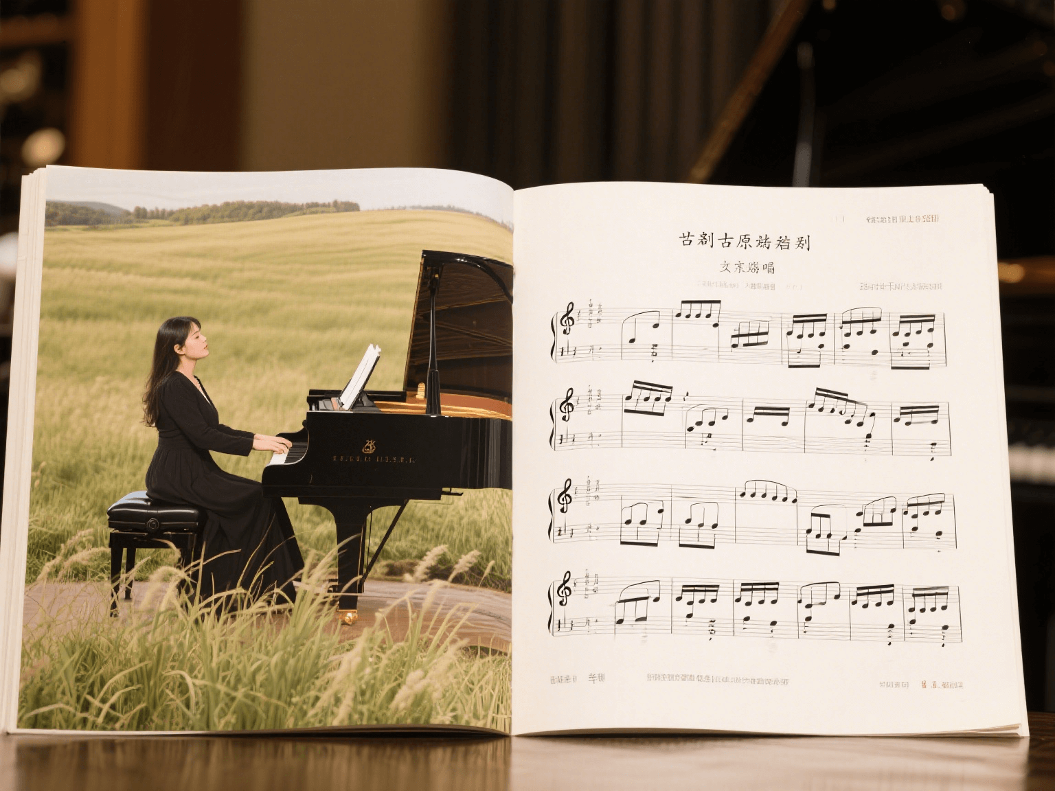 赋得古原草送别 女中唱谱